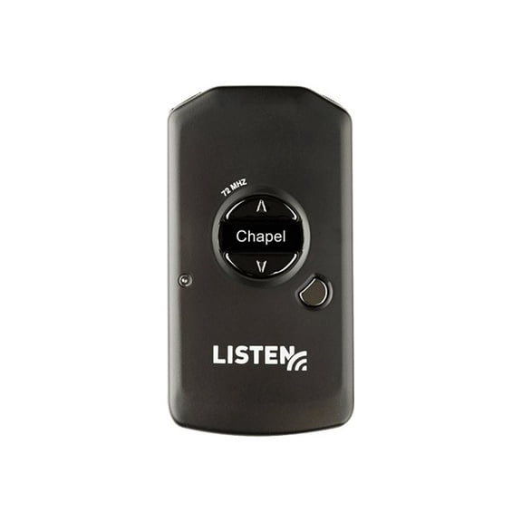 Listen Technologies LR-5200 Advanced Intelligent DSP RF Receiver, 72 MHz