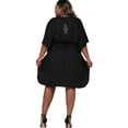 thumbnail image 2 of HAPPY BAY Women's Caftan Beachwear Ladies Vacation Swimwear Summer Beach Bikini Coverups Casual Mini Kaftans for Women 2X-3X 1065, 2 of 2