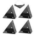 thumbnail image 5 of Ana 4PCS/set Heavy Iron Angle Corner Brackets Protector Right Angle Corner Stand For Furniture Wood Connection Support Black/White Home Decor, 5 of 10