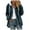 Navy, variant on Sevevn Women's Plus Size Plush Jacket Winter Full Zipper Plush Hooded Cardigan Jacket Soft And Oversized Warm Jacket Red S Rollbacks