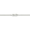 thumbnail image 3 of Sterling Silver 1.1mm Diamond-cut Rope Chain (Weight: 2.49 Grams, Length: 20 Inches), 3 of 4