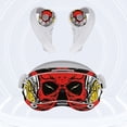 thumbnail image 1 of Etiqueta Engomada De La Piel Pegatinas protectoras VR Controller Kit de película de auriculares para PICO 4 (4 Flame Skeleton), 1 of 8