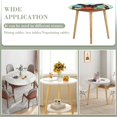thumbnail image 3 of Bing-theme Fitted Round Tablecloths Elastic Edged Table Covers Waterproof Table Cloth for Kitchen Holiday Party Tables Decor 120cm, 3 of 6