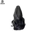 thumbnail image 4 of Extensión de pelo sintético de cola de caballo, postizo rizado largo/corto con pinzas, 35 cm/50 cm, apto para todo tipo de piel y rostro., 4 of 5