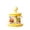 Yellow, variant on syligr Press and Pop Jumping Ball Toy for Toddlers 1-3 Years Old, Interactive Early Learning Toy, Fine Motor Skill Activity for Boys Girls Kids 2-4, Christmas Birthday Holiday Gift, 7.9 Inch