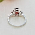 thumbnail image 5 of Garnet Ring, Men's Ring, Oval Cut Ring, Wedding Ring, 925 Sterling Silver Ring, Gift For Him, 5 of 5