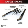 thumbnail image 2 of Eagle Manufacturing Step Bars 4" Oval Stainless Step Bars 2009-2014 F150 Super Cab (Extended Cab), 2 of 2