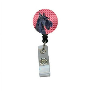 Carolines Treasures SS4529BR Scottish Terrier Retractable Badge Reel Or Id Holder With Clip