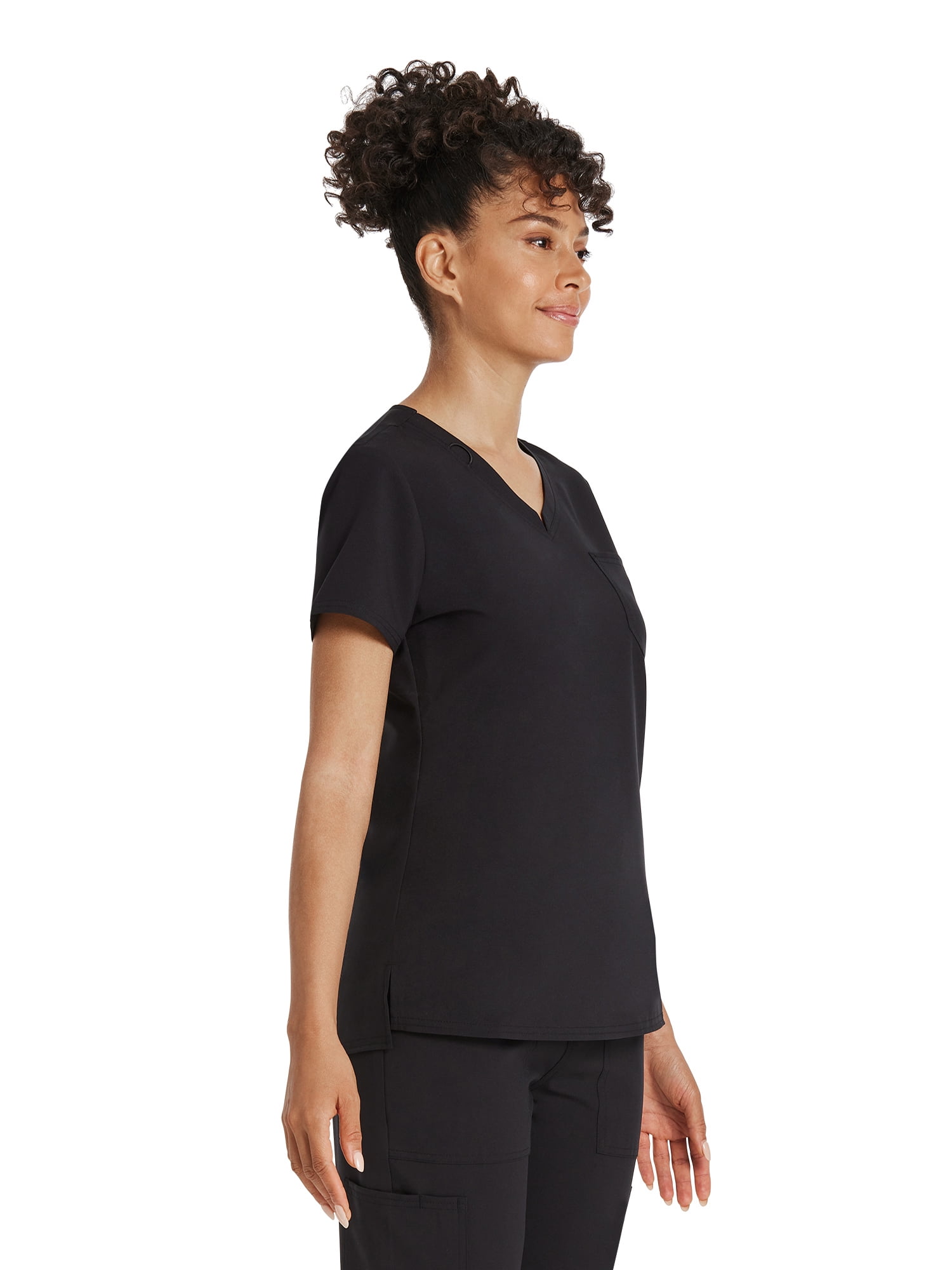Scrubstar Women's Core Essentials Stretch V-Neck Scrub Top, Sizes XS-3XL
