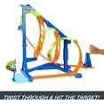 Hot Wheels Action Corkscrew Triple Loop Track Set with 1 Toy Car
