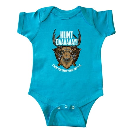 

Inktastic Deer Hunting Funny Hunt Day Gift Baby Boy or Baby Girl Bodysuit