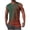 Army Green, variant on Mens Vests Tops Sleeveless Tshirt Men Tank Top Summer Round Neck Hawaiian Printed Beach Vest for Holiday Gym Hot Pink M