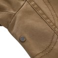 thumbnail image 6 of OGLCCG Mens Lightweight Jacket Casual Button Down Twill Suit Jacket Solid Color Loose Fit Fall Windproof Work Coat with Pockets, 6 of 7