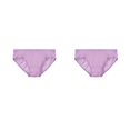 thumbnail image 2 of Minnieouse Calzoncillos de algodón Ropa interior elástica Mujer Cómodas bragas desechables Boyshort Suministros Posparto Embarazada Púrpura Púrpura 2piezas, 2 of 6
