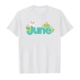 thumbnail image 4 of TZEWGL Tops For Infnat Short Sleeve Crew Neck Monthly Word Prints Clothing For Kids size 3-4T, 4 of 4