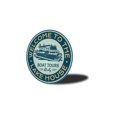 thumbnail image 4 of Pontoon Boat Novelty Sign, Metal Wall Decor - 12" Round, 4 of 4