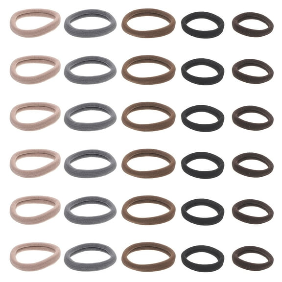 ROSENICE 100Set Hair Ties Ponytail Holders for Girls All Age Groups with Simple Design