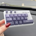 thumbnail image 4 of CxhicLuv Temporary Parking Plate, Auto Number Display, Rotating Hidden Keyboard Style Number Plate, Car Parking Accessories, Display Contact Info Conveniently, Car Owners, Drivers, Purple, 4 of 6