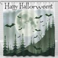 thumbnail image 1 of Whimsical Halloween Shower Curtain - Full Moon & Spooky Forest Design, 1 of 4