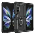 thumbnail image 2 of Dteck Case for Samsung Galaxy Z Fold 4 5G,Shockproof Rugged Kickstand Case Ring Holder Lighweight Cover for Galaxy Z Fold 4 (2022),Black, 2 of 8