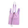 thumbnail image 4 of harper Gym Bag Casual Daypack Sports with Front Pocket Yoga Tap Drawstring Backpack Purple Red, 4 of 10