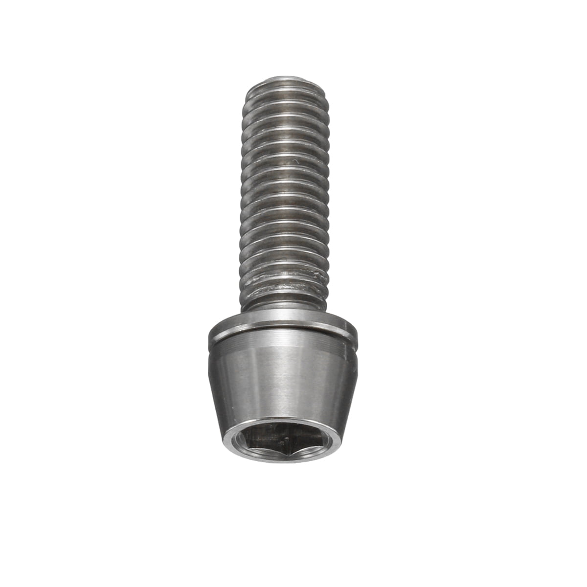 Titanium Ti Bolt Allex Hex Bike Stem Tapered Head Screw+Washer 1//6pcs M5x16mm S