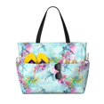 thumbnail image 1 of Easygdp Dragonfly Floral Bolsa de Viaje de Playa de Gran Capacidad, Bolsa Tote Perfecta para la Playa, Escapadas de Fin de Semana y Viajes, 1 of 7