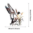 thumbnail image 3 of HUNTING & TROUT FISHING SCENE METAL WALL ART Metal Art Wall Wild Ducks Hunting, 3 of 6
