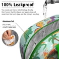 thumbnail image 5 of Womens LightBlue Cartoon Dinosaurs Volcanoes Pattern Lunch Box for Work,Insulated Lunch Bag for Women,Loncheras Para Mujer,Leakproof Adult Lunch Bag for Work,Beach,Travel,Picnic,Camping, 5 of 7
