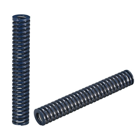 

Die Spring 2 Pack 30mm OD 200mm Long Spiral Stamping Light Load Compression Die Springs Blue