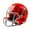 Red, variant on Football Team Helmet Creative Building Block Set for All Ages, Detailed Sports Fandom Design with Realistic Construction, Perfect Gift and Collectible for Sports Enthusiasts