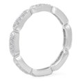 thumbnail image 2 of 0.30 Carat (ctw) 18K White Gold Round White Diamond Ladies Vintage Style Anniversary Wedding Eternity Stackable Band 1/3, 2 of 4