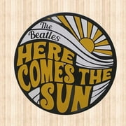 The Beatles “Here Comes The Sun” Song Lyrics on LP Vinyl Record Album, Music Wall Decor, Unique Song Lyric, Music Rock and Roll Art