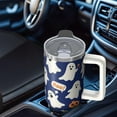 thumbnail image 5 of Halloween Mug, Spooky Skeleton Cup with Handle and Straw 30oz, Insulated Travel Coffee Tumbler Gift, 5 of 5