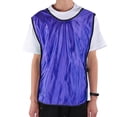 thumbnail image 1 of Chaleco de entrenamiento para fútbol NikouMX 12 piezas color blanco verde morado, 1 of 8