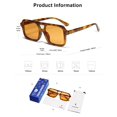 thumbnail image 5 of Gafas de sol VANLINKER Retro 70s Square Aviator VL9816 Naranja, 5 of 5