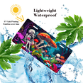 thumbnail image 4 of 1 Pcs 2D Flat License Plate Covers & Frames, Colorful Forest For Decorative Front, Waterproof For Decoration Aluminum License Plate Covers & Frames Cover For Men Women, 12" X 6", 4 of 7