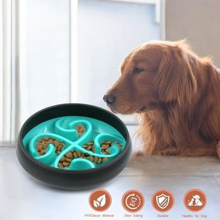 Dog Slow Feeder Bowl Silicone Pet Feeder Healthy Dish Pet Supplies