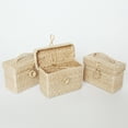thumbnail image 7 of Osdhezcn Handmade Rattan Storage Box with Lid for Bulk Sundries Organizer Straw Basket, 7 of 7