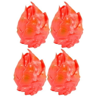 WSTEER 4Pcs Artificial Dragon Fruits Simulation Fake Fruit Photo Props Artificial Mini Dragon Fruits Display Ornaments