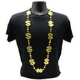 thumbnail image 3 of 48" Metallic Gold Dollar Sign Necklace, 3 of 3