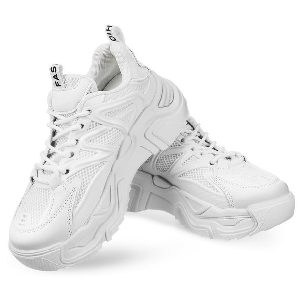 1 par de zapatillas gruesas para mujer, zapatillas gruesas para mujer, zapatillas de deporte de moda, zapatos deportivos para mujer, talla 40
