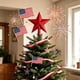 thumbnail image 1 of Tree Top Star Glitter Star 15/CM Three-Dimensional Gold Powder Blow-Molded Pentagons Star Accessories Independence Day Theme, 1 of 6