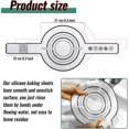 thumbnail image 2 of Set Of 2 Silicone Baking Mats For Oven Bread Baking, 2 of 5