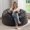 Darkgrey, variant on Bean Bag Chair 3FT Plush Lounger Beanbag with Filler No Assembly Giant Bean Bag with Handle Side Pocket&Machine Washable Cover Large Bean Bag Chair for Adults Dorm (Darkgrey, Medium)
