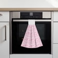 thumbnail image 6 of Sikiie Ribbon Bow Hand Towel with Loop Hanging Towel Absorbent Tie Towels for Kitchen Tea Bar Bathroom Decor, 6 of 7