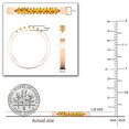 thumbnail image 3 of Dazzlingrock Collection Round Citrine 7 Stone Stackable Wedding Band for Women (Color Yellow, Clarity Moderately Included) in 14K Rose Gold, Size 5, 3 of 4