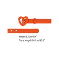 thumbnail image 3 of INSPIRE CHIC Women's Waist Belt Love Heart Belt Buckle Decoration Jeans Dress Orange Fit Waist Girth:70-93cm/27.6-36.6", 3 of 5