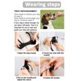 thumbnail image 3 of Dog Muzzle,Soft Padded Nylon Breathable Air Mesh Muzzle, Anti Biting Barking Chewing Design with Adjustable Loops For Small Medium and Large Dogs(XS), 3 of 5