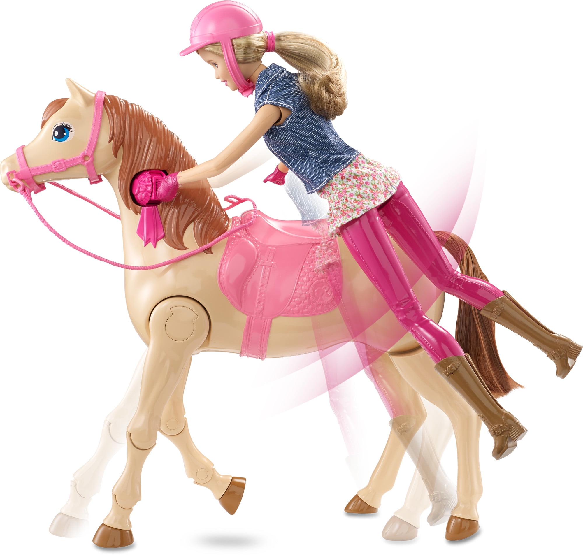 barbie saddle and ride horse walmart